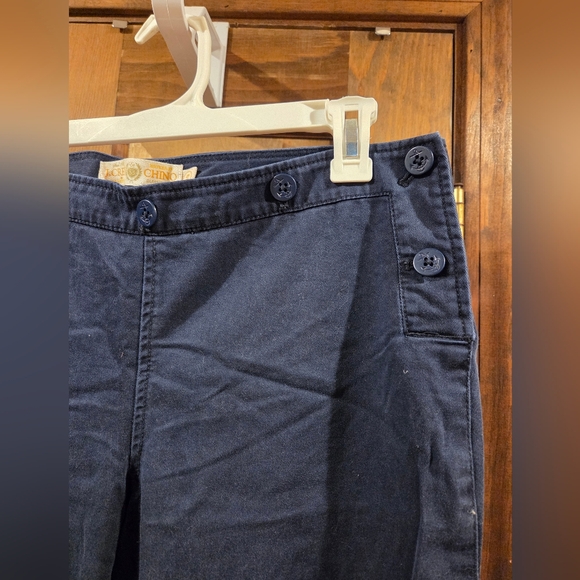 Womens J. Crew Size 10 Vintage Navy Sailor Chinos - Picture 4 of 7